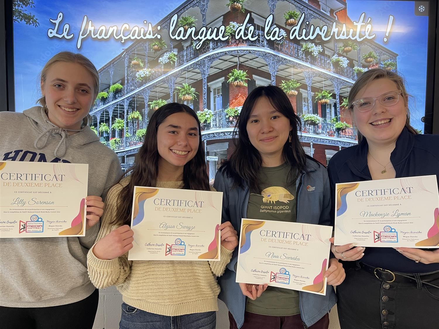 French Students Win Award